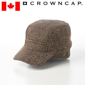 CROWNCAP 帽子 キャップ メンズ レディース 耳当て付き 防寒 秋 冬 大きいサイズ 紳士帽 カジュアル アウトドア ギフト プレゼント 送料無料 あす楽 カナダブランド クラウンキャップ Earband Ski Cap（イヤーバンド スキー キャップ） ブラウン