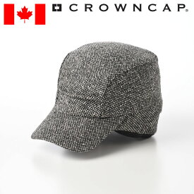 CROWNCAP 帽子 キャップ メンズ レディース 耳当て付き 防寒 秋 冬 大きいサイズ 紳士帽 カジュアル アウトドア ギフト プレゼント 送料無料 あす楽 カナダブランド クラウンキャップ Earband Ski Cap（イヤーバンド スキー キャップ） グレー