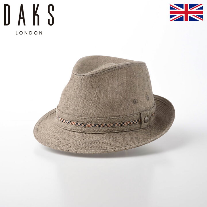 楽天市場 Daks ダックス ブランド 中折れハット ソフト帽子 メンズ 春 夏 大きいサイズ スナップブリム カジュアル シンプル おしゃれ 日本製 New Lescaut Linen ニューレスコー リネン D1357 カーキ ギフト プレゼント メンズハット 帽子専門店 時谷堂