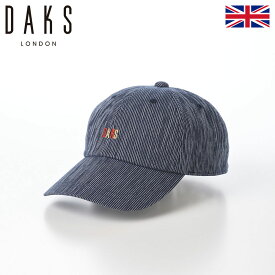 DAKS ダックス キャップ CAP 帽子 メンズ レディース 春 夏 ベースボールキャップ 野球帽 大きいサイズ スポーツ アウトドア 日除け 熱中症 UV対策 ファッション小物 Cap Cotton Crepe（キャップ コットンクレープ） D1803 ネイビー