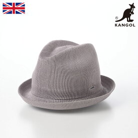 KANGOL カンゴール 帽子 父の日 中折れハット つば短め ブランド 春 夏 メンズ レディース ユニセックス ソフトハット ソフト帽 カジュアル タウンユース ファッション小物 TROPIC PLAYER（トロピック プレイヤー） グレー