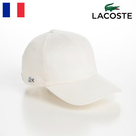 LACOSTE ラコステ 帽子 父の日 ロゴキャップ CAP ベースボールキャップ 野球帽 カジュアル シンプル ワニロゴ 普段使い スポーツ ユニセックス フランスブランド ONE TONE SIDE WANI CAP（ワントーンサイドワニキャップ） L1295 ホワイト