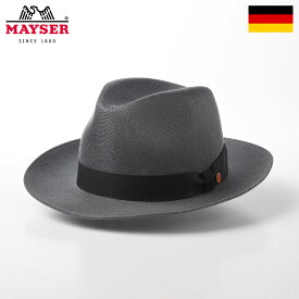 MAYSER 中折れハット メッシュハット 涼しい 吸水速乾 帽子 春 夏 メンズ レディース 紳士帽 大きいサイズ カジュアル おしゃれ シンプル ドイツブランド マイザー マイゼル メイサー DRARON Fedora Hat（ドラロン フェドラハット） M311841 グレー