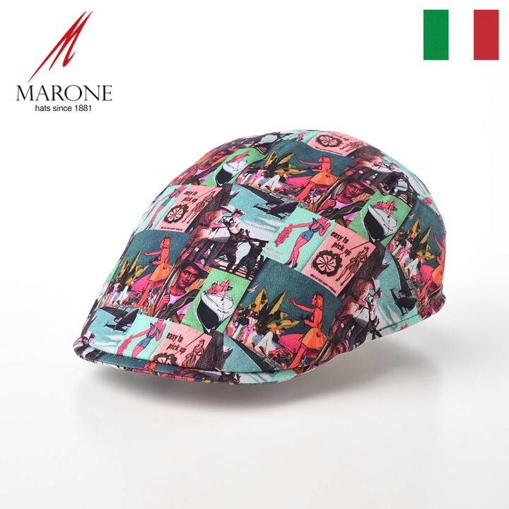 定番の冬ギフト Marone ハンチング帽 キャップ メンズ 春 夏 帽子 Cap ハンチングベレー 鳥打帽 大きいサイズ レディース カジュアル 普段使い おしゃれ ギフト あす楽 イタリアブランド マローネ Wool Mix Toneon Check ウールミックス トーンオンチェック Ct674