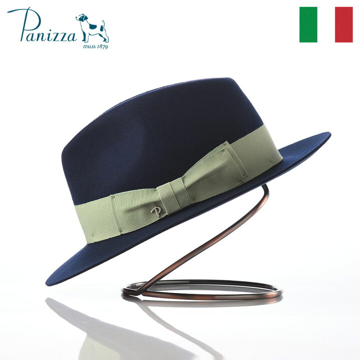 楽天市場】【Fashion SALE】Panizza 中折れハット フェルト帽 帽子 