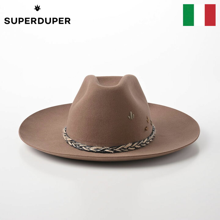 楽天市場】【在庫限り50%OFF】SUPERDUPER ウエスタンハット カウボーイ 