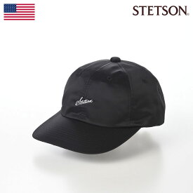 ステットソン STETSON ベースボールキャップ 帽子 メンズ レディース オールシーズン 春夏秋冬 野球帽 カジュアル 送料無料 あす楽 MA-1 NYLON CAP（エムエーワン ナイロン キャップ） SE129 ブラック