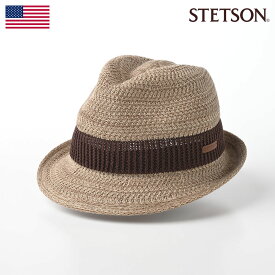 STETSON ステットソン 中折れハット トリルビー ソフトハット 帽子 父の日 メンズ 春 夏 ブランド 大きいサイズ カジュアル おしゃれ シンプル 普段使い レディース アメリカ WASHABLE THERMO KNIT HAT（ウォッシャブル サーモニット ハット）SE643 ベージュ