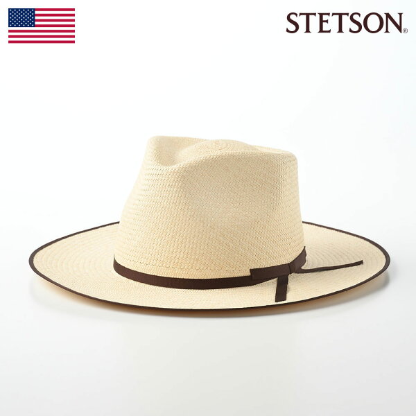 STETSON ステットソン パナマ帽 パナマハット 帽子 中折れハット メンズ レディース 本パナマ 春 夏 つば広 ワイドブリム スベリアジャスター付 カジュアル フォーマル おしゃれ 送料無料 CASSIDY PANAMA(キャシディ パナマ)SE654 ナチュラル ギフト