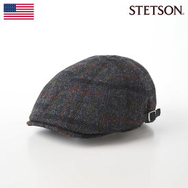 STETSON（ステットソン） HARRIS TWEED HUNTING（ハリスツイード ハンチング）SE682 ネイビー