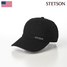 STETSON（ステットソン） LINETRON MIX CAP（リネトロン ミックス キャップ）SE705 ブラック 父の日 ギフト プレゼント 贈り物