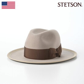 STETSON 帽子 中折れハット フェルト帽 メンズ レディース 秋 冬 紳士帽 ブランド 大きいサイズ シンプル フォーマル カジュアル おしゃれ ファッション小物 スーツ クラシカル アメリカ ステットソン 1940s VINTAGE BEAVER（1940s ビンテージ ビーバー）SE744 ベージュ