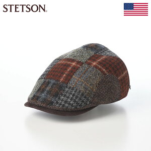STETSON Xebg\ n`OX Lbv Xq uh Y n`Ox[ ŖX JWA  Vv ig fB[X AJ HARRISTWEED FIVE PATCHWORK HUNTINGinX