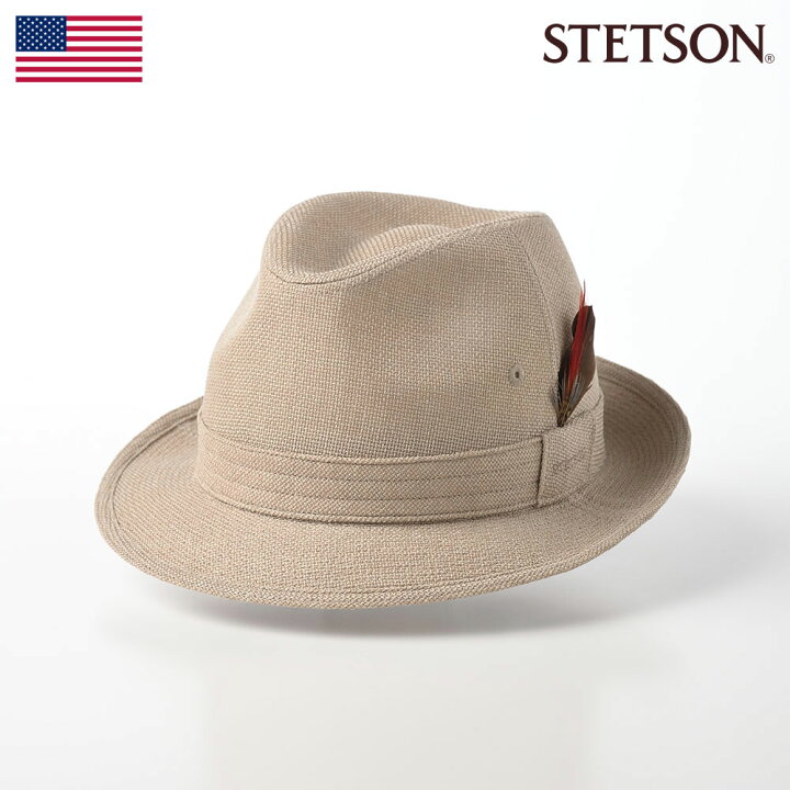 楽天市場】STETSON 帽子 中折れハット メンズ 春 夏 トリルビー ソフト 