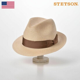 STETSON(ステットソン) 中折れハット 中折れ帽子 メンズ レディース 春夏 麦わら帽子 ストローハット ブレードハット 涼しい 紳士帽 ナチュラル 送料無料 [チャールストンヘンプ ST132] あす楽
