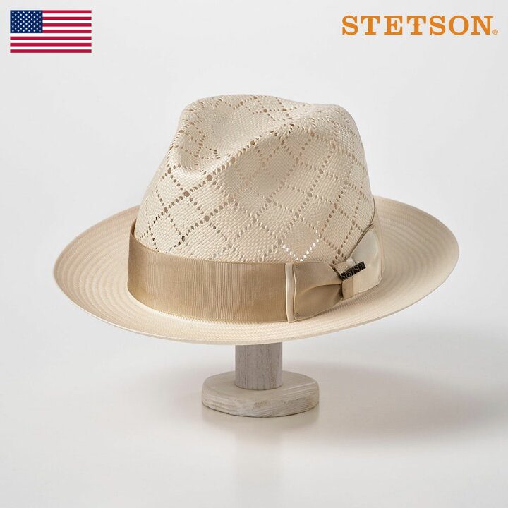 楽天市場】STETSON ステットソン 飾り編み ストローハット 麦わら帽子