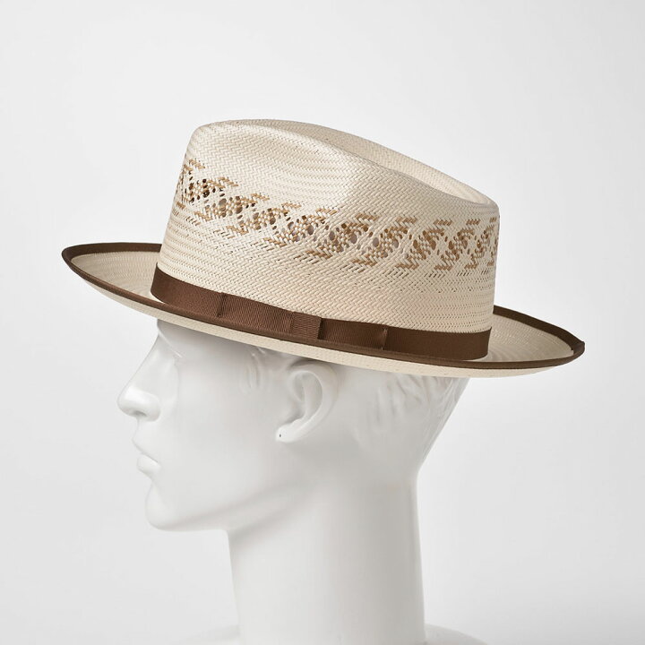 楽天市場】STETSON ステットソン 透かし編み ストローハット 麦わら 