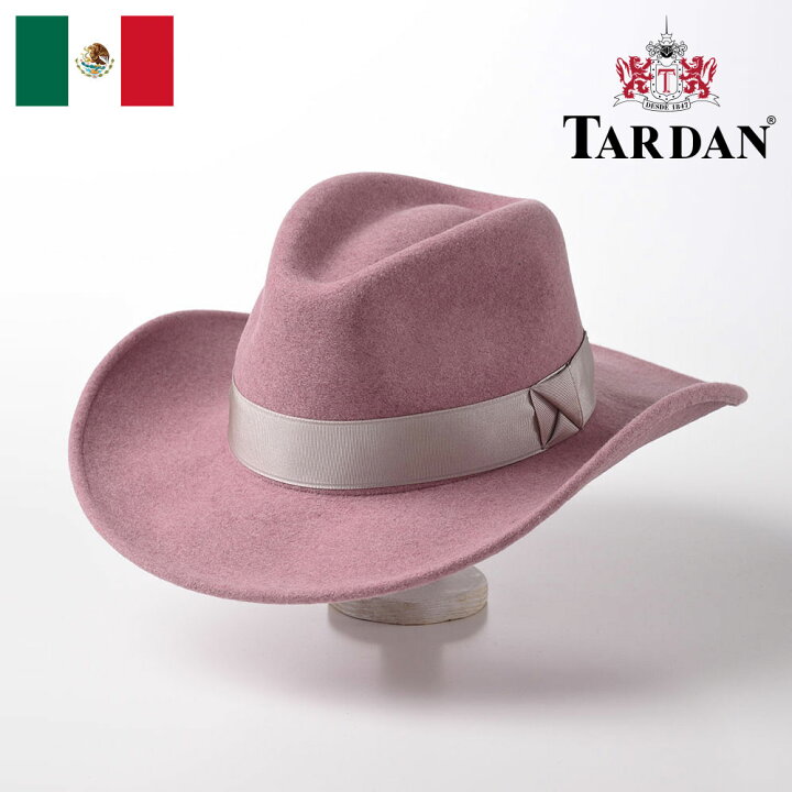 楽天市場 Tardan フェルトハット 帽子 メンズ 秋 冬 ウエスタンハット つば広 レディース 紳士帽 カウボーイ テンガロン 中折れハット ソフト ハット クラッシャブル 折り畳める 大きいサイズ ギフト あす楽 タルダン Cassidy Confort キャシディー コンフォート ピンク