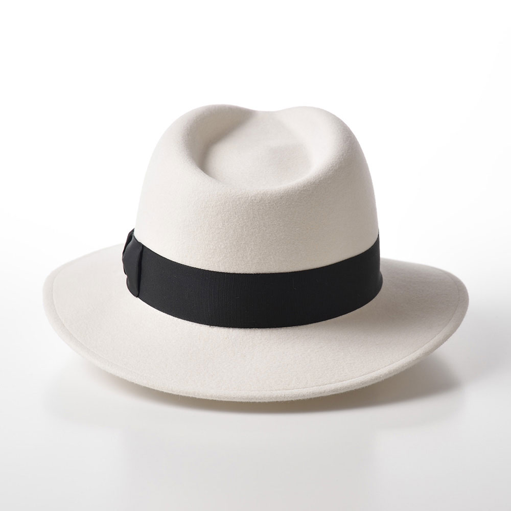 TONAK フェルトハット メンズ 帽子 秋 冬 大きいサイズ 中折れハット ソフトハット ソフト帽 レディース 紳士帽 ラビットフェルト100%  フォーマル ホワイト 白色 S M L XL XXL 送料無料 あす楽 ブランド トナック チェコ製 フェドラ ブラン White | 
