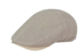 メンズ　ハンチング RETTER レッター リネン (ベージュ/ブルー/ブラック) S M L LL 62cm　サイズ調節付き 麻 大きいサイズ ハンチング帽 紳士帽子 男性 日本製 RE-H-1701032