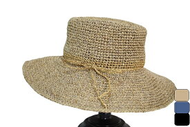送料無料 洗える 麦わら帽子 SサイズからLLサイズ 60cmまで　NOLノル　パイ型 平天 レディースハット　PPFP ストローハット ベージュ ブルー ブラック 大きいサイズ 小さいサイズ サイズ調節付き 婦人帽子 帽子 夏 NL-2204034