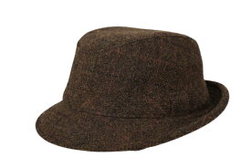 紳士帽子 秋冬 フランス製 インポート MISTRALミストラル HarrisTweed ハリスツィード メンズハット LL 59cm 男性 MISTRAL-301