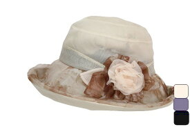 婦人 帽子 春夏 軽くて涼しい 風通しが良い シルク オーガンジー シフォン レディースハット (ベージュ/パープル/ブラック) 女性 ミセス シニア 帽子 40代 50代 60代 70代 80代 90代 LD-SILK