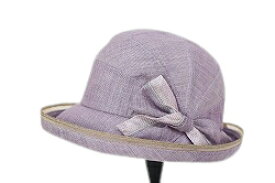 サイズ調節つき 綿麻混 レディースハット (ベージュ/パープル/グレー) ミセス シニア 母 母の日 60代 70代 80代 婦人帽子 女性 プレゼント ギフト 包装 ラッピング 無料 春夏 LD-19402-ELT-NC