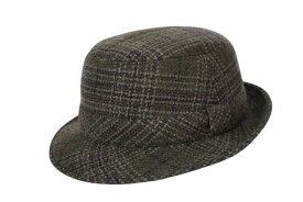 紳士 帽子 フランス製 インポート MISTRALミストラル ツィード メンズハット LL 59cm カーキブラウン 男性 30代 40代 50代 60代 70代 秋冬 MISTRAL-501
