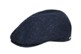 紳士 帽子 DAKSダックス 麻混ラッセル メンズ ハンチング S～LL 小さいサイズ 大きいサイズ (グレー/ネイビー) 日本製 男性 春夏 D1827