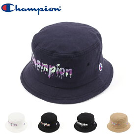 Champion チャンピオン ペイントロゴバケットハット 187-0201 帽子 ハット メンズ レディース スポーツ アウトドア 紫外線対策 UVケア