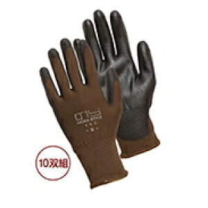 【10双でお得!!】のらスタイル 農家さん手袋 10双組 ウレタンコーティング 素手感覚 収穫・選果に最適 通気性あり 農業 農作業 農家 園芸 アウトドア ガーデニング DIY 手にフィットして作業