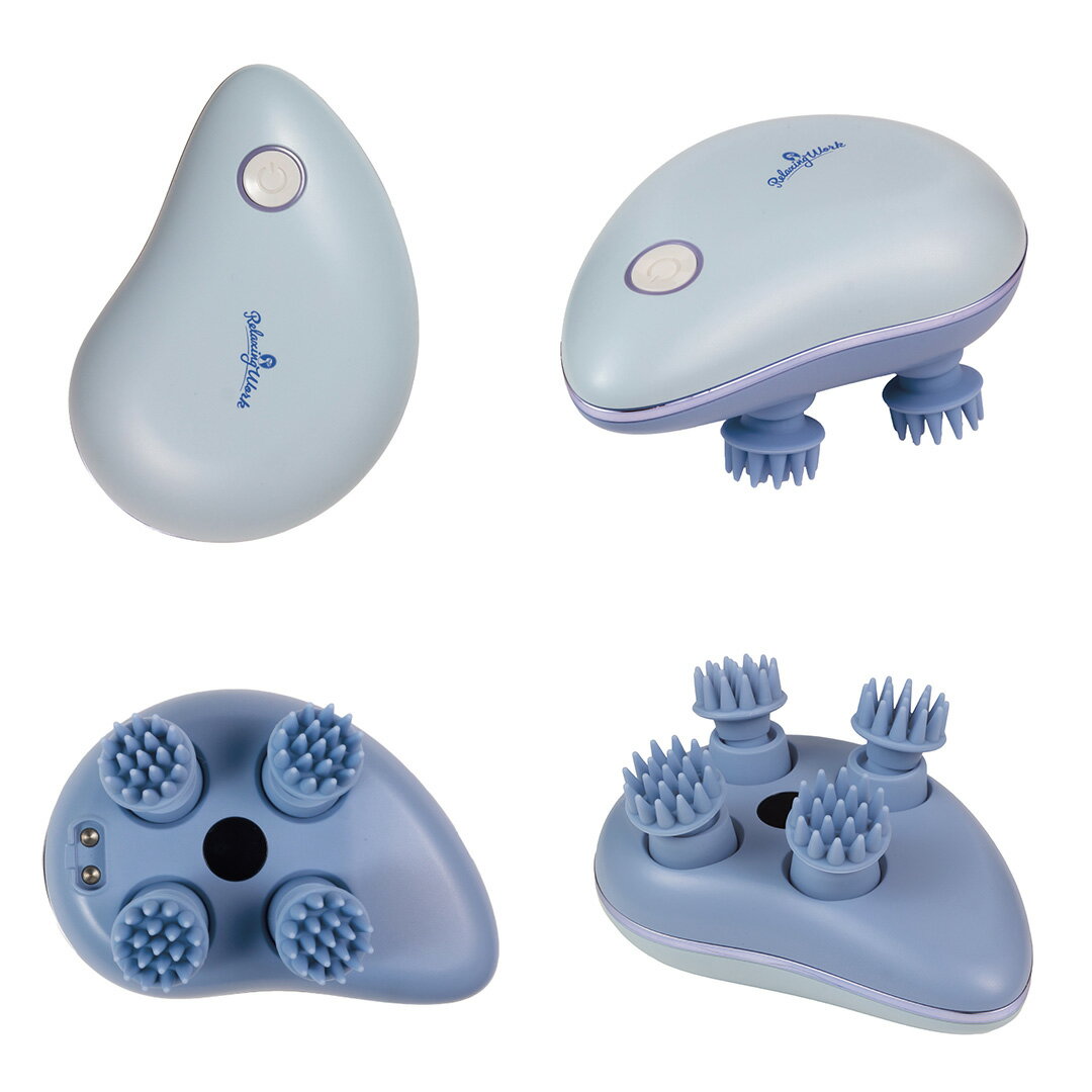 RelaxingWorkリラクシングワーク頭皮マッサージヘッドマッサージヘッドマッサージャーヘッドスパスカルプ防水電動リフトアップギフトプレゼントリセット＆エナジーヘッドブラシ|【公式】HATACHI羽立工業ハタチ