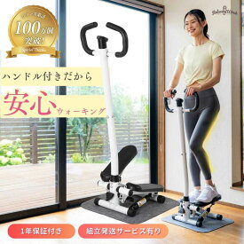 HATACHI 安心ハンドルステッパー RelaxingWork リラクシングワーク 羽立工業 ハタチ 保護マット付 静音 ダイエット コンパクト ウォーキングマシン リハビリ 家庭用 健康器具 足踏み 運動器具 ダイエット器具 有酸素運動 高齢者向け