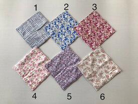 【fuwa fuwa】ハンドメイド　リバティハンカチ