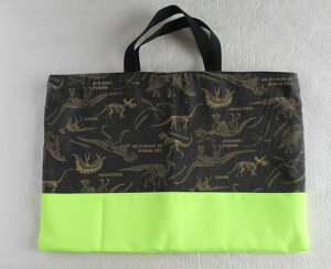 【Kazu-pin】ハンドメイド  レッスンバッグ(恐竜)