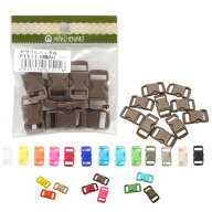 カラフルバックル 約30×15mm 単色 10個入 または3色セット×3袋販売 メルヘンアート