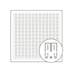 刺し子キット 一目刺し 花ふきん布パック ウサギ(白) 3袋セット H-1090 オリムパス キット対応