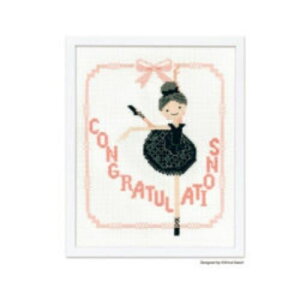 hJLbg Shinzi Katoh Handicraft CROSS-STITCH KIT Ballerina(o[i) 7497 IpX
