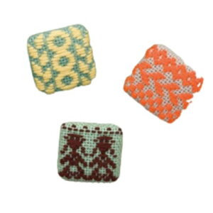 こぎんキット オリムパス くるみボタン(ソフトグリーン・グレー) フォークロア 3個セット 68 Olympus