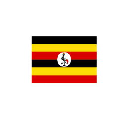 ウガンダ Uganda オーダー 国旗 外国旗 卓上旗 旗 フラッグ 160か国対応 ～サイズ、素材によりお値段が変わります