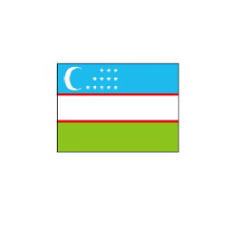 ウズベキスタン uzbekistan オーダー 国旗 外国旗 卓上旗 旗 フラッグ 160か国対応 〜サイズ、素材によりお値段が変わります