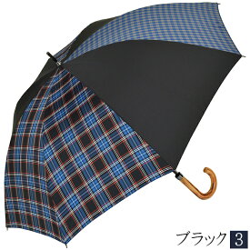 傘 レディース 65cm 日本製 長傘 雨傘 晴雨兼用 大人 かわいい HATCHIBRAFOR 65×8 タータンチェック メープルハンドル 手開き式 傘 おしゃれ 大人 大きい 傘 レディース ブランド UV あす楽 送料無料