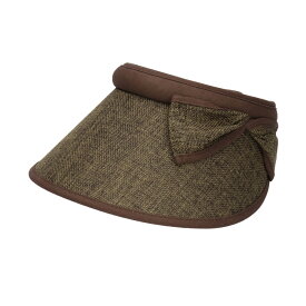 【11/11 1:59迄 クーポンで 10%OFF】ミルサ 顔色明るく！ 美人バイザー レディース UVカット 小顔効果 日よけ 日焼け 紫外線対策 UV対策 あご紐 大人 上品 可愛い お洒落 サンバイザー 自転車 旅行 ゴルフ ママ 母の日 運動会 涼しい 通気性 夏用 夏帽子 髪型が崩れない 秋冬