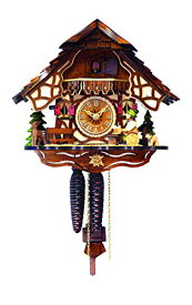 【国内正規品】ENGSTLER社　一日巻　鳩時計　4162　木こりの休憩モデル