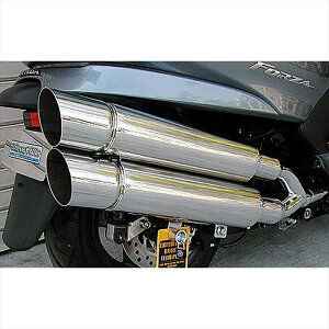 バイクパーツ マフラーウイルズウィン スタイリッシュツインマフラー/ポッパー222-14-03 4547424574237FORZA(MF08)