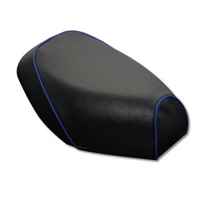 バイク用品 外装グロンドマン GRONDEMENT 国産シートカバー AF27 スーパーディオ(Dio)カラー(黒カバー・青パイピング)被せGR16HC10P50 4580336275137取寄品