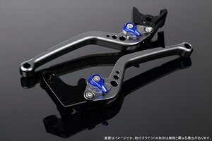 【5日前後で発送】 バイク用品 ハンドルエスエスケイ スピードラ アジャストレバー スタンダード ロング Mチタン/Mブルー FORZA MF06/MF08/MF10/FORZA Si MF12LVBM005TM-BE 4589995105526取寄品