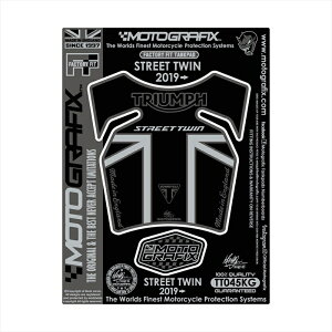 �o�C�N�p�[�c �O�����g�O���t�B�b�N�X �^���N�p�b�h BLK/GRY MT-TT045KG 4580041247696TRIUMPH Street Twin 19-22