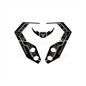 �o�C�N�p�[�c �A�N�Z�T���[���g�O���t�B�b�N�X FRONT FENDER KITMT-TFF004K 4580779600176Tiger1200 Rally Explorer(22/23)